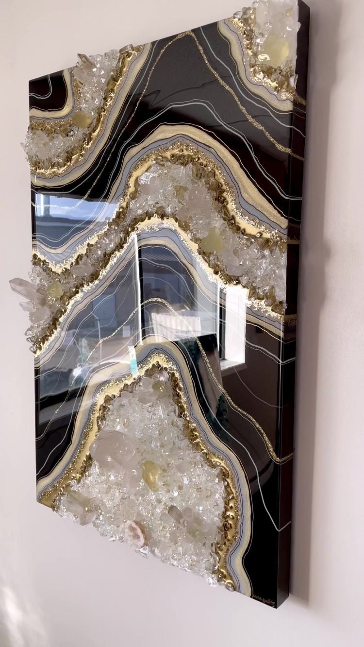 Resin Geode Wall Art GE#013