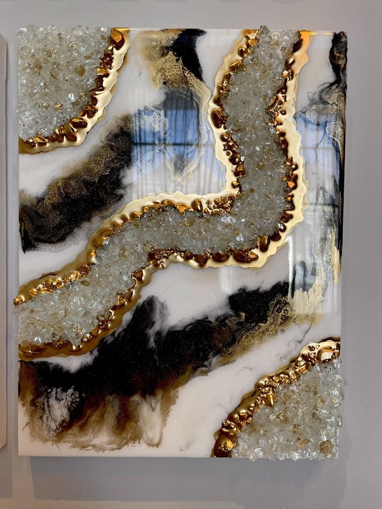 Resin Geode Wall Art GE#019