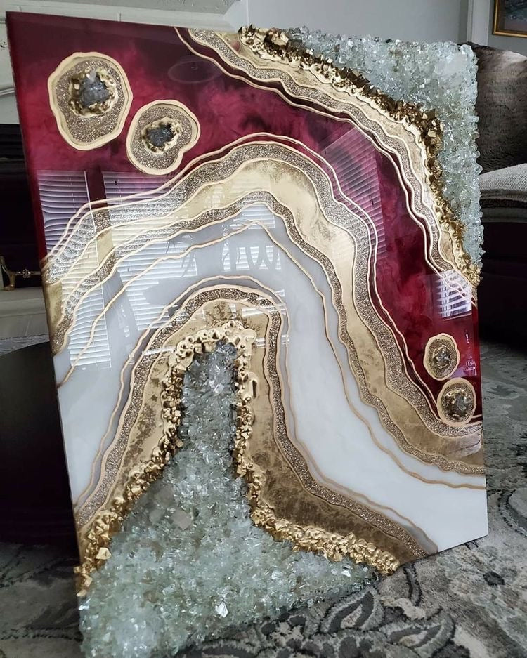 Resin Geode Wall Art GE#015