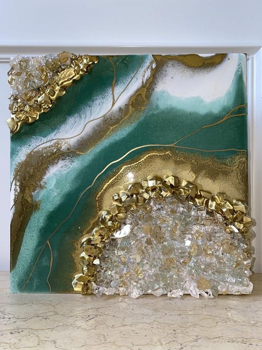 Resin Geode Wall Art GE#014