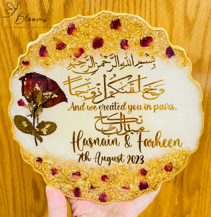 Personalized Wedding Tray NH#29