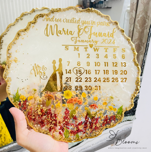 Personalized Calendar Plaque