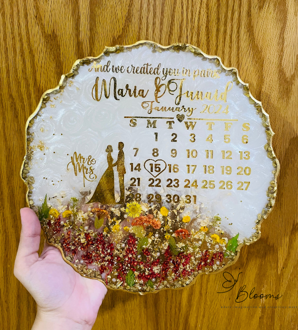 Personalized Calendar Plaque