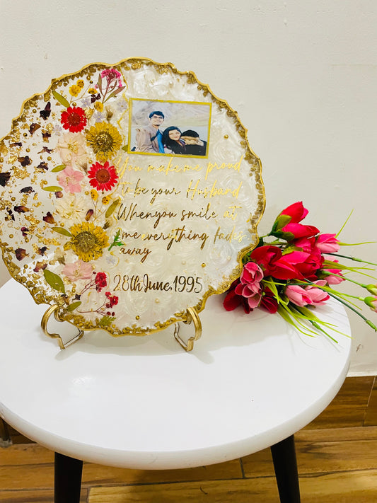 Personalized Wedding Resin Tray NH#15