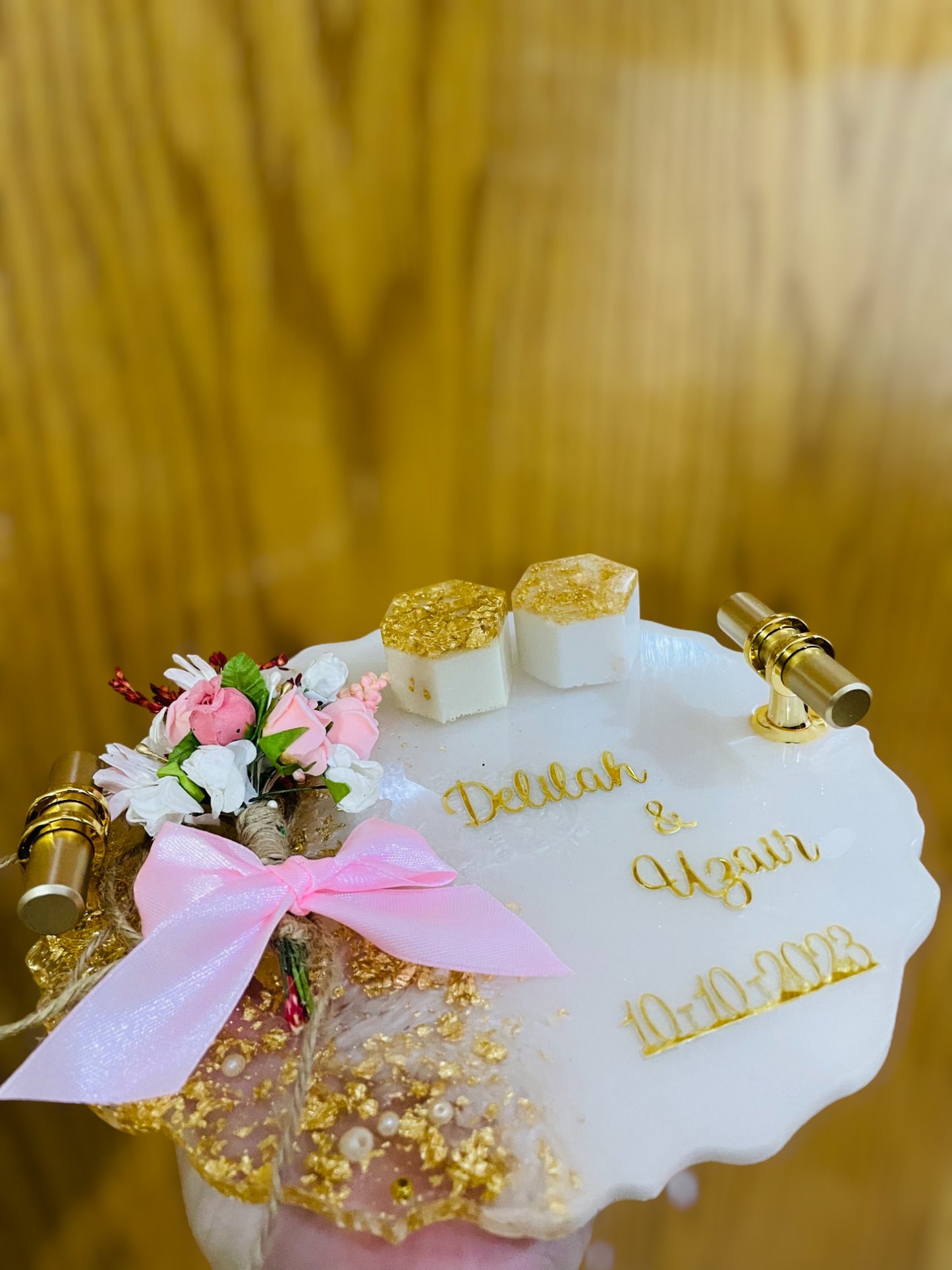 Personalized Wedding Resin Tray NH#31