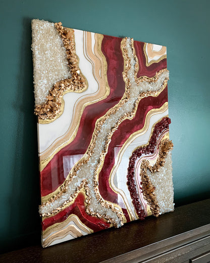 Resin Geode Wall Art #GE 034